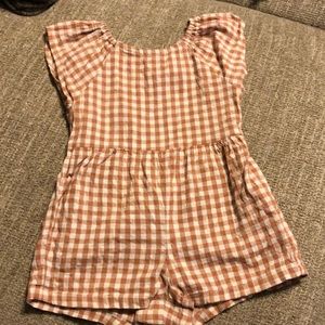 Gingham romper